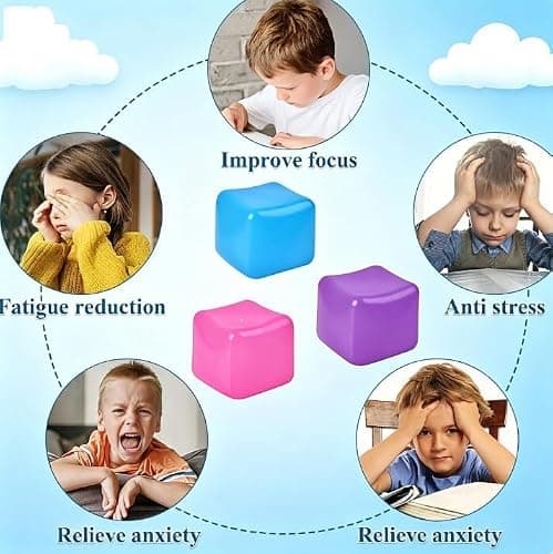 Slow Rising Squishy Toy Set, Sensory Stress-Relief Soft Silicone Toys, Soft and Bouncy Stress-Relief Toys, Anxiety Relief, Cute Soft Silicone Toys, Party Favors thumbnail 2
