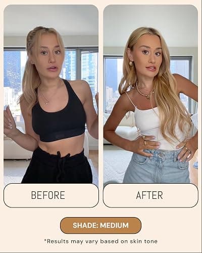 Medium Tanning Mousse 7oz - Made in the USA - Streak-Free, Fast-Absorbing, Lightweight, Vegan, Sunless Tanner for All Skin Types thumbnail 5