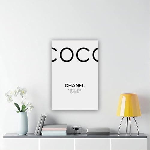 Dehub Black And White Luxury Poster for Home Office Decoration Chic Fashion Canvas Prints for Wall Aesthetic Perfect Gifts for Birthday Party Unframe-style 16x24inch(40x60cm) thumbnail 6