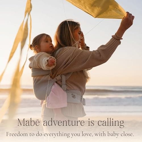 Mabē Monarch Ergonomic Baby Carrier – Premium Cotton Soft Structured Newborn to Toddler Carrier with Hip-Healthy Design, 3 Carry Positions (7-35lbs), Lightweight & Breathable, (Evergreen) thumbnail 2