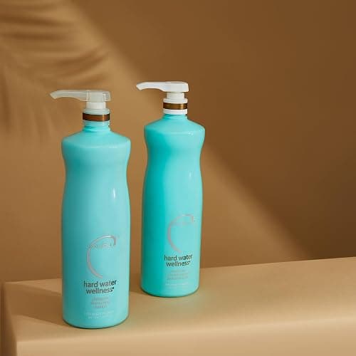 Malibu C Hard Water Wellness Shampoo and Conditioner Duo - Hydrating Hair Care for Shine & Manageability - Protects from Waterborne Elements That Cause Dry, Damaged Hair (33.8oz) thumbnail 5