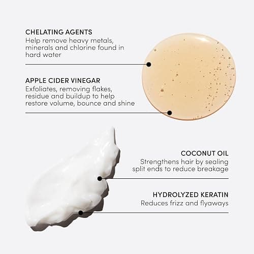 OUAI Detox Shampoo & Medium Hair Conditioner Bundle - Clarifying Shampoo for Build Up, Dirt, Oil, Product and Hard Water & Hydrating Conditioner for Medium Hair (2 Count) thumbnail 3