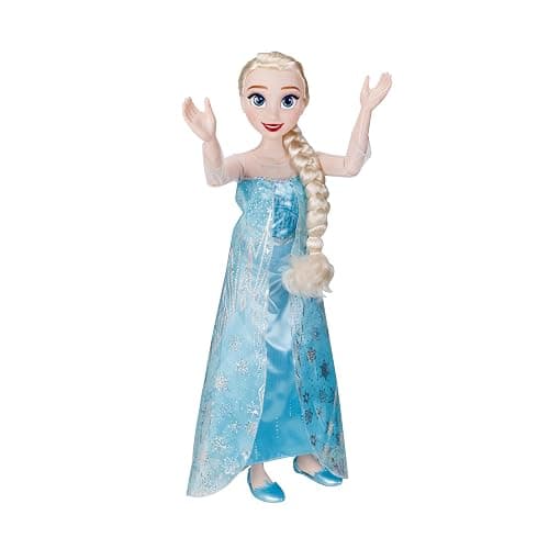 Disney Frozen Elsa Doll, 100 Ice Powers, Light Up & Music Sounds, Stands 32 Inches Tall, Sings 'Let It Go', Great for Girls thumbnail 5