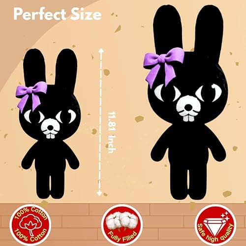 SUPERBE Animal Hospital Plush Toys, 11 Inch 2026 Horror Game Animals Rattina Plushies for Fans, Collectible Stuffed Animals Gift for Kids and Adults thumbnail 2