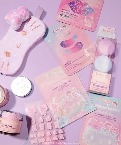 The Crème Shop x Hello Kitty Feel So Clear Printed Essence Sheet Mask, Clarifying and Hydrating Face Mask with Tea Tree and Hyaluronic Acid - 50th Year Anniversary Limited Edition - (Pack of 6) thumbnail 4