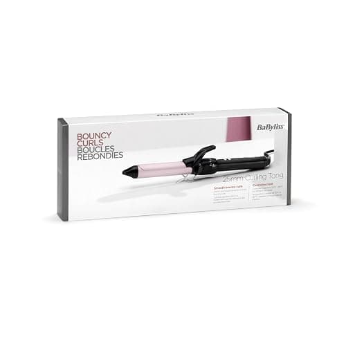 BaByliss Ferro arricciacapelli 25mm, Satin Touch, 10 temperature, riscaldamento rapido, supporto integrato, Nero e rosa, C325E thumbnail 6