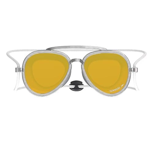 Speedo Kids' Swim Goggles Sunny G Ages 3-8 - Mariner Silver/Bronze/Gold thumbnail 2