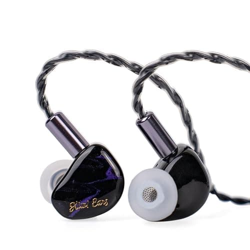 Linsoul Kiwi Ears Cadenza 10mm Beryllium Dynamic Driver IEM 3D Printed with Detachable Interchangeable Plug 0.78 2pin 3.5mm IEM Cable for Musician Audiophile (Purple) - Image 1