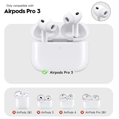 MINSCOSE Compatible with AirPods Pro 3rd Generation Case (2025) with Cleaner Kit,Cool Amber Tortoise Leopard Aesthetics Case with Trendy Heart Shaped Keychain for Girls for AirPods Pro 3-Brown thumbnail 2