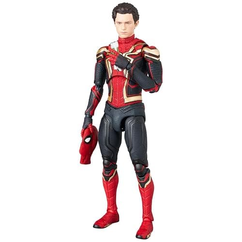 Medicom Toy MAFEX No.245 Spider-MAN Integrated Suit Action Figure Approx. 150mm (6 in) Non-Scale Fully Painted Marvel Collectible Figure thumbnail 2