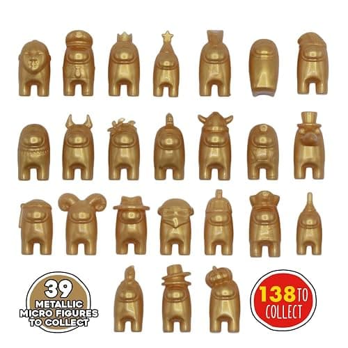 Among Us Micro Figures – Blind Bag of 3 Officially Licensed Crewmate & Imposter Mini Figures (138 to Collect + Metallic & Glow-in-The-Dark Surprise) thumbnail 9