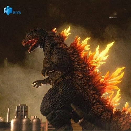 LEBOO Hiya Toys Godzila (2000): Millennium Radiant Heating Ray Godzila Exquisite Basic 7inch Action Figure EBG0398 Age 15+ thumbnail 2