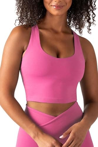 YITTY Active Women's UltraLuxe Built-in Bra Tank Top, Athleisure, 4-Way-Stretch - Image 1