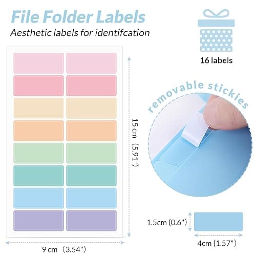 SKYDUE Expanding File Folder with 5 Pockets, Accordion File Organizer,Portable Receipt Paper Documents Organizer,Letter Size Filing Folder School Office Supplies,Lightblue thumbnail 3