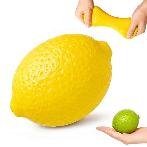Crunchy Lemon Squishy, Color Changing Crispy Lemon Stress Ball for Anxiety Relief Toy Squeeze Shapeable for Adults - Image 1