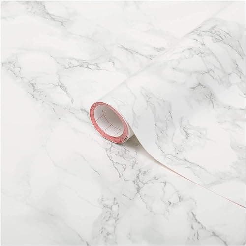 d-c-fix FA346-8306 Decorative Self-Adhesive Film, Grey Marble, 26"x 78" Roll - Image 1