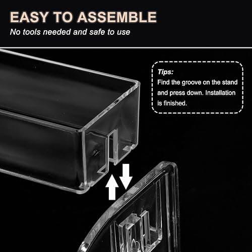 SUTOKAKA 3-Tier Acrylic Nail Polish Organizer Stand for Perfume & Cosmetic | Clear storage rack, multi-purpose holder for makeup, paint bottles & essential oils, for home, nail salon, or art studio thumbnail 5