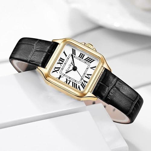 Szaikyri Classic Square Watches for Women with Roman Numerals Ladies Casual Dress Watch thumbnail 3