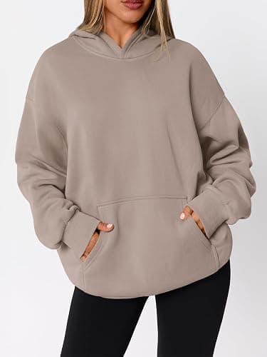 WYNNQUE Hoodies for Women Oversized Sweatshirts Fall Fashion Outfits 2026 Casual Sweaters Tops Fleece Workout Winter Clothes thumbnail 3