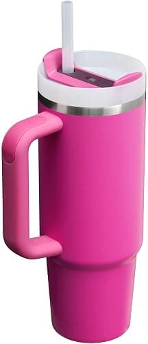 STANLEY Quencher H2.0 Flow State Tumbler, 30 oz, Fuchsia | Handle and Straw | 3-Position Lid | Cup Holder Compatible for Travel | Insulated Stainless Steel Cup | BPA-Free thumbnail 3