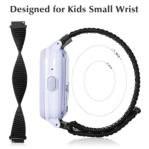 Kuaguozhe 3 Pack Replacement Nylon Bands Compatible with Gabb Watch 3e 3 2 1/ Gizmo Watch 3 2 1/Cosmo JrTrack Watch, Hook & Loop Design Easy to Put On & Off, Breathable & Washable thumbnail 5