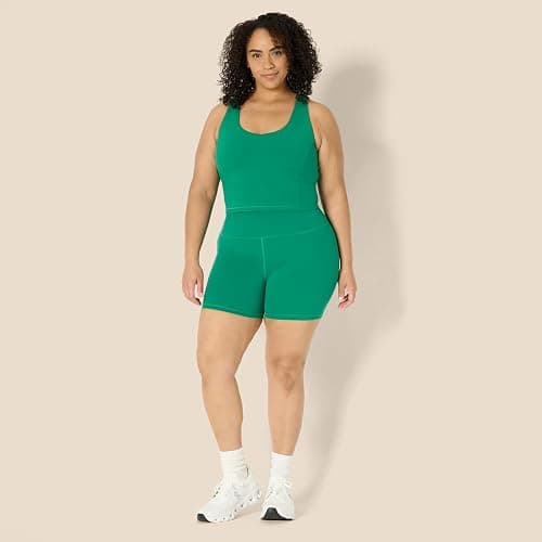 Amazon Essentials Women's Active FormFlex Buttery Soft High Waist Yoga Biker Shorts thumbnail 7