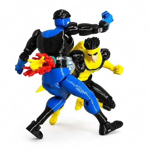 Glory Keep Assembly Completed T13 Action Figure 3D Printed Multi-Jointed Movable,Lucky 13 Action Figures,Multi-Articular Dummy 13 Action Figures,Desktop Decorations thumbnail 4