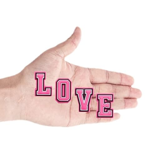 Ckysee 74PCS pink Letters Numbers Shoe Charms for Shoe Decoration, Double A To Z Alphabet 0 to 9 Number DIY Shoes Pins Gifts For Boys Girls Kids Men Women Adults thumbnail 4