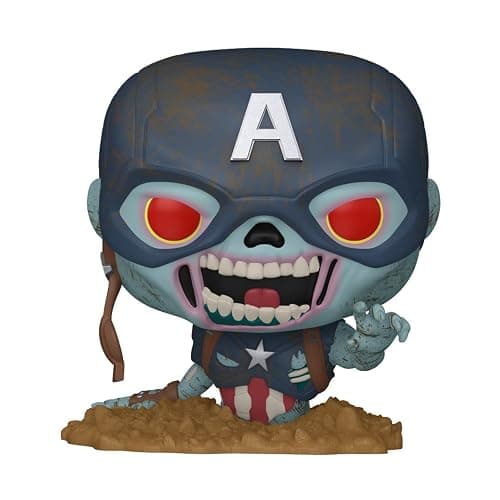 Funko Pop! Marvel: Marvel Zombies - Zombie Captain America - Collectable Vinyl Figure - Gift Idea - Official Merchandise - Toys for Kids & Adults - Comic Books Fans - Model Figure for Collectors thumbnail 2