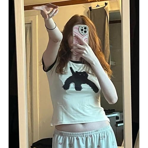 Y2k Graphic Baby Tee Women Grunge Emo Clothes Cute Aesthetic Crop Tops Alt Shirts thumbnail 3
