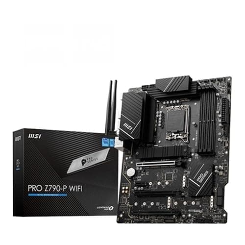 MSI PRO Z790-P WiFi ProSeries Motherboard (Supports 12th/13th/14th Gen Intel Processors, LGA 1700, DDR5, PCIe 5.0, M.2, 2.5Gbps LAN, USB 3.2 Gen2, HDMI/DP, Wi-Fi 6E, Bluetooth 5.3, ATX) (Renewed) - Image 1