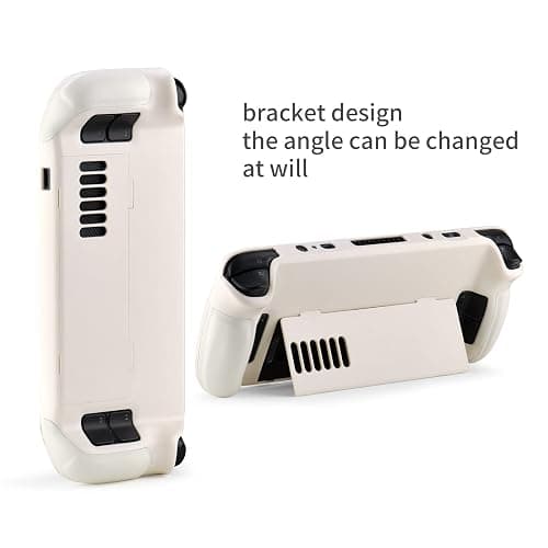 UYIYE Protective Case for Steam Deck - Kickstand Case - Reliable Accessory in White thumbnail 6