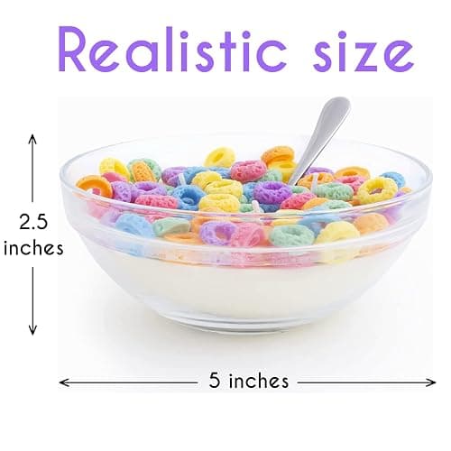 Evovee Fruit Loop Cereal Candle Bowl Gifts - Funny Novelty Food Scented Cute Candle thumbnail 3