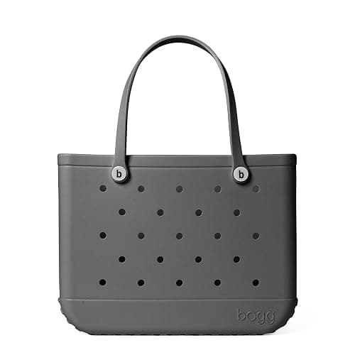 BOGG BAG - Tote for Beach, Pool, Boat, Sports - All Purpose EVA - White Buttons - Image 1