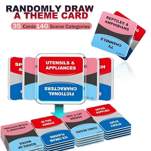 HTGWCG Wortspiel, Brettspiele für Kinder und Erwachsene mit 2 Modi, 24 Tasten Buchstaben Drücken Familienspiel Partyspiele mit Anzeige-Timer, Puzzlespiel für Jungen und Mädchen,2–8 Spieler, rot(A) thumbnail 6