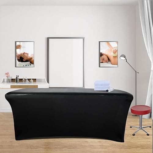 28 Inches PU Leather Wide Lash Bed Cover 1 Pack|PU Leather Massage Table Cover|Wipeable, Reusable & Waterproof Massage Table Cover Protector ，Perfect for Salons Spa Home Use thumbnail 2