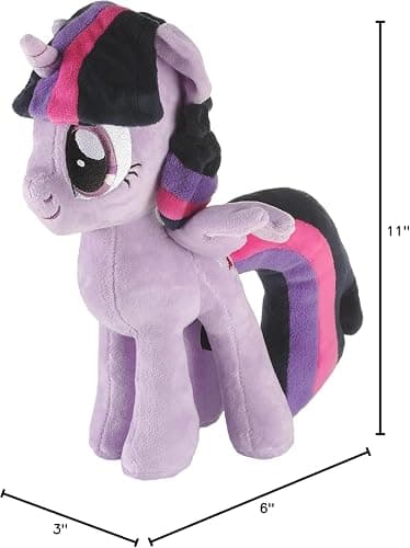 My Little Pony - Twilight Sparkle Plush Toy - Officially Licensed Product, Soft and Cuddly Collectible for Fans and Collectors - Ideal Gift for Kids and Adults - Ages 3+ thumbnail 2