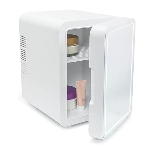 ValueLights | Mini Beauty Fridge with LED Mirror, 4L Portable Cosmetic Refrigerator, Dimmable LED Lights, Small Cooler for Skincare | Beauty & Wellness, Home Décor & Improvement Essential - Image 1