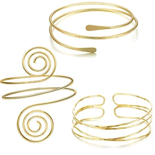 MAGIDOVE 3PCS Arm Cuffs for Women Arm Band Adjustable Armband Set - Image 1