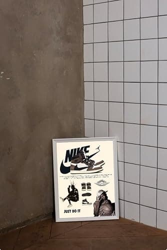 CREAARO Hypebeast Sneaker Poster Unframed - Shoes Posters for Boys Guys Men Room - AJ-Travis - Wall Art Painting 12x16 inch thumbnail 4