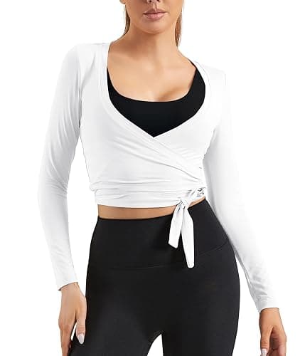 Mustcan Women Tie Front Shrug Long Sleeve Bolero Cardigan Lightweight Casual Tops - Image 1