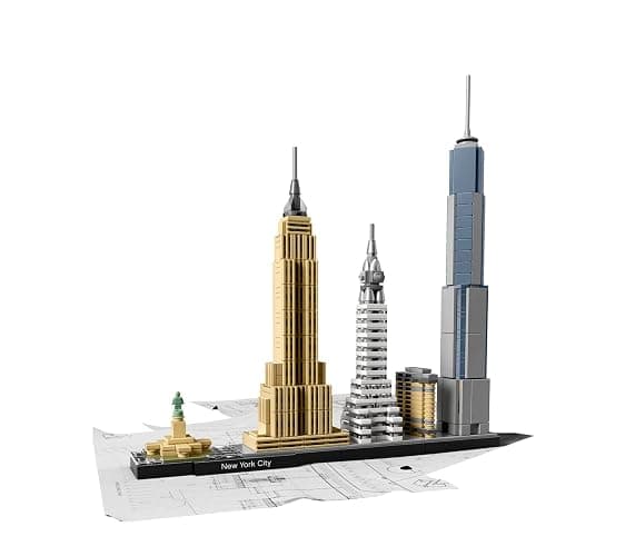 LEGO Architecture New York City Model Kit - Bedroom or Office Decor for Kids & Adults, Ages 12+ - Building Blocks to Display - NYC Gift & Souvenir Ideas - 21028 thumbnail 6