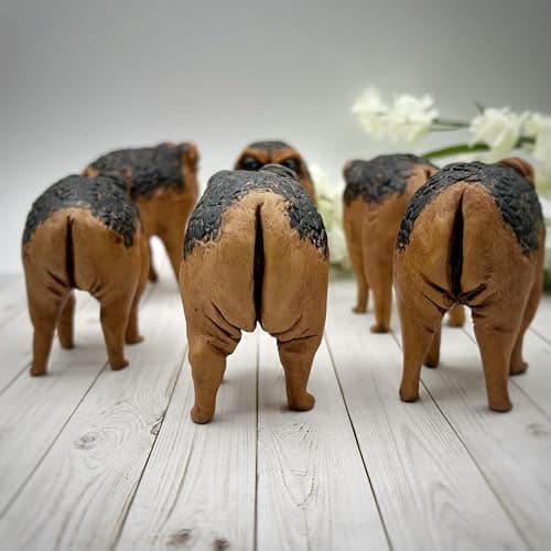 RIBJSHE Weird Queer Grumpy Frog Statue Ugly Angry Toad Statue Outdoor Garden Plant Decorations for Pots Novelty Home Office Desktop Decor Sculpture Unique Wierd Gift thumbnail 6