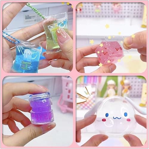 6 Colors Nano Tape Bubble Kit for Kids, Squishy Maker Making Kit, Make Your Own Nano Tape Bubble Kit, Nano Tape Bubbles, Perfect for Boys and Girls Aged 6+ thumbnail 5