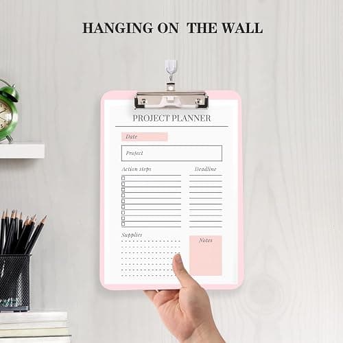  Pink Plastic Clipboard thumbnail 7
