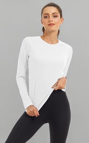 MAGCOMSEN Women's Long Sleeve Shirts UPF 50+ Sun Protection Shirts for Hiking Fishing Workout Rash Guard thumbnail 7