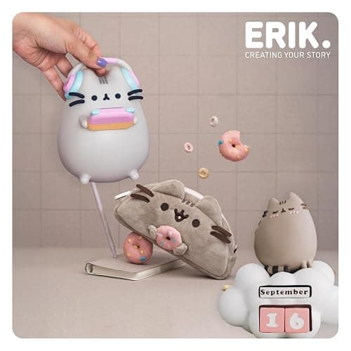 Grupo Erik Pusheen Cat Lamp - Night Light Kids, Kawaii Gifts, Merchandise | USB / Battery Lamp, Night Lamp Bedside, Mood Lighting, Nightlight, Mood Light | Kawaii Room Decor, Stuff, Gamer Merch thumbnail 7