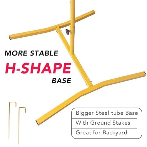 Football Goal Post, Adjustable Height Field Goal Post with Football, Sturdy Steel Tube Frame, Powder Coating Anti-Rust Craft, Easy to Assemble thumbnail 4