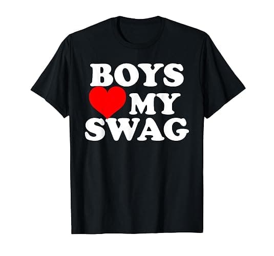 Boys Love My Swag T-Shirt - Image 1