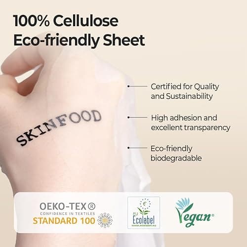 SKINFOOD Potato Madecassoside Daily Sheet Mask, Korean 5-Minute Quick Skincare Hack, Soothing & Skin Barrier Face Mask for Damaged Skin, Bulk Pack (30EA) thumbnail 4